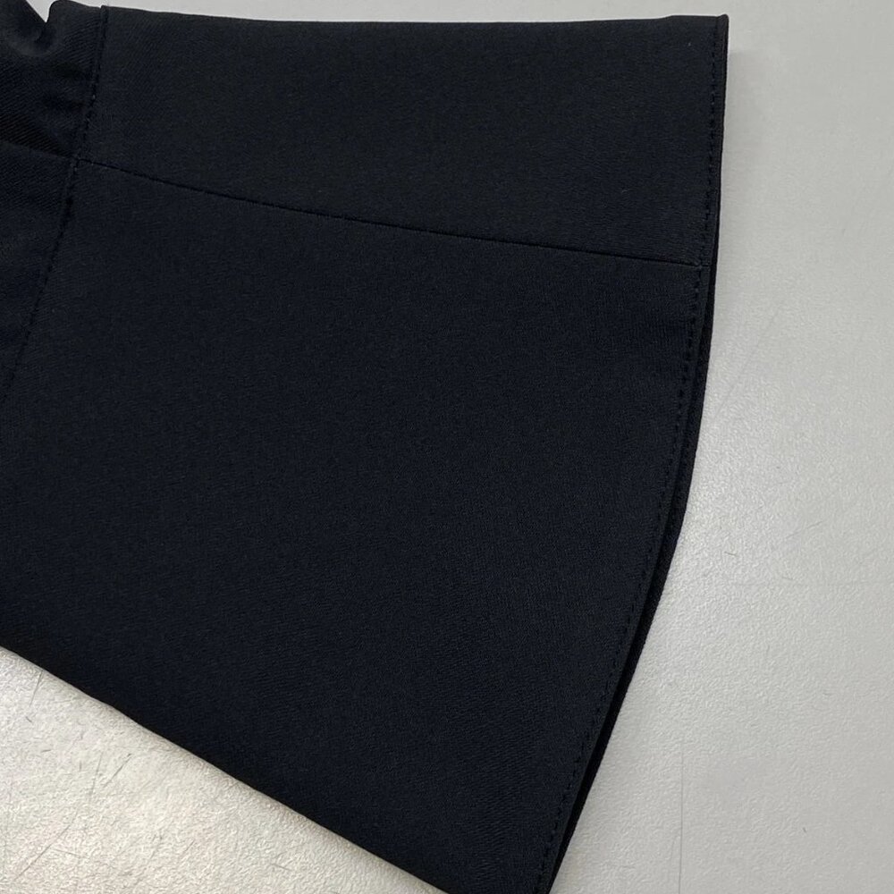 NEW CINQ à SEPT Women’s McKenna Mini Dress Black Size 6 Front Twist Long Sleeve - Picture 2 of 10